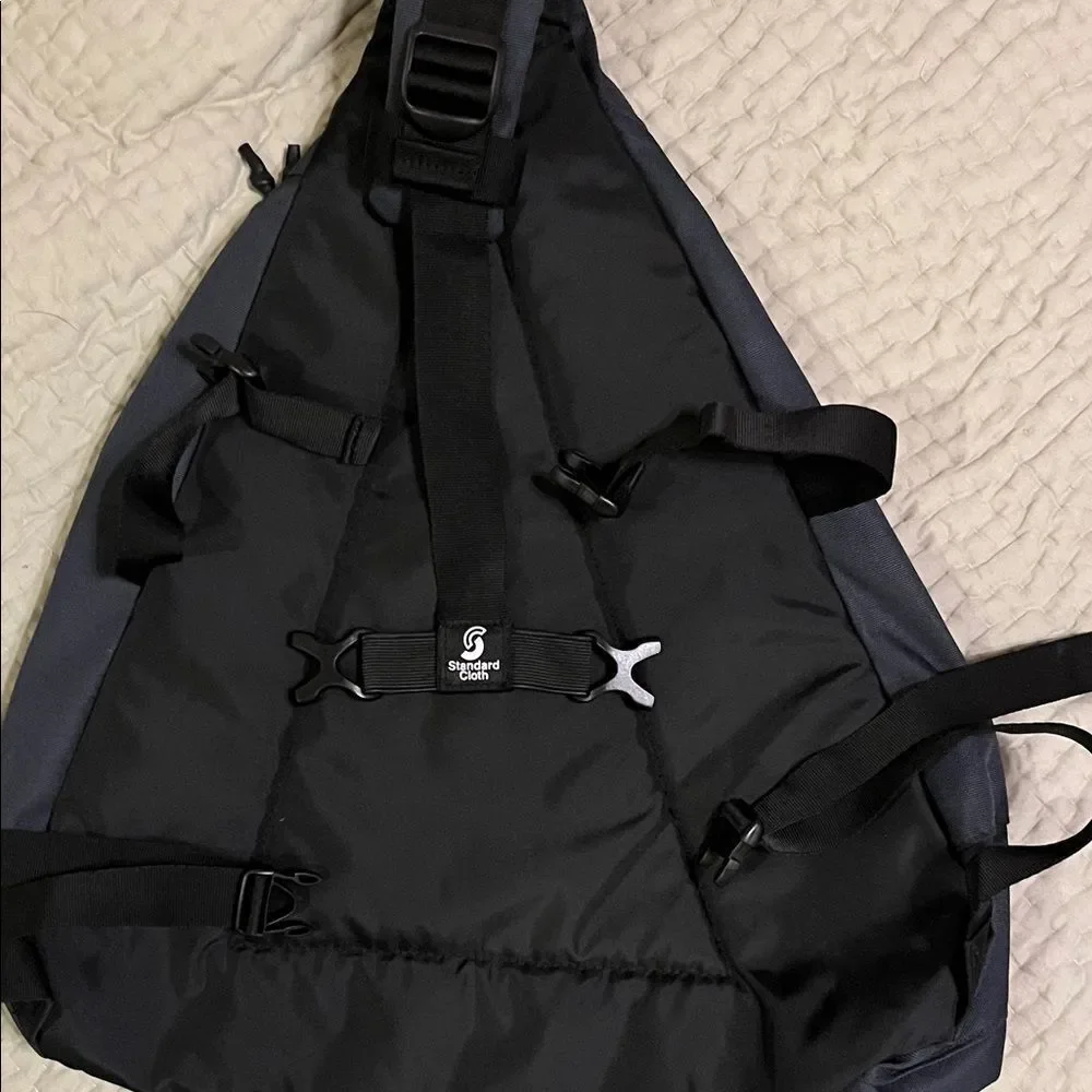 NWOT Standard Cloth Dark Gray Sling Backpack